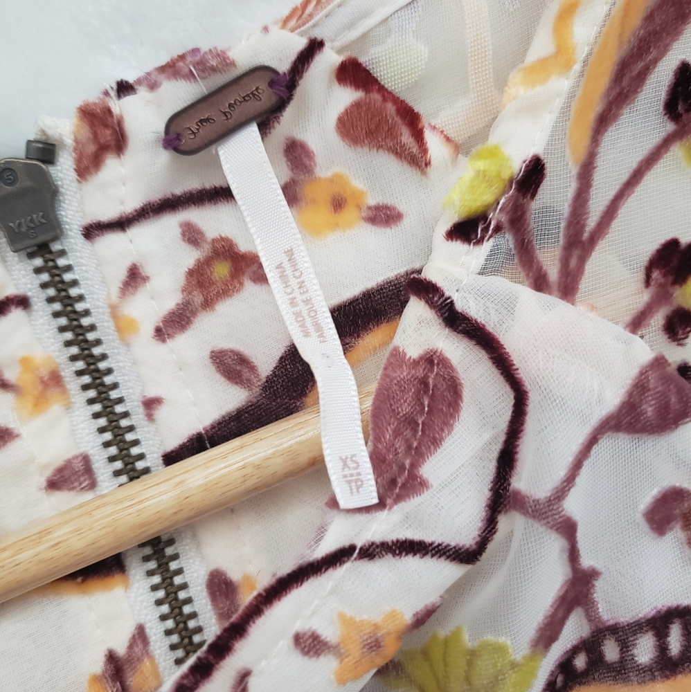 Free People Strawberry Fields Velvet Mini Dress - Picture 5 of 5